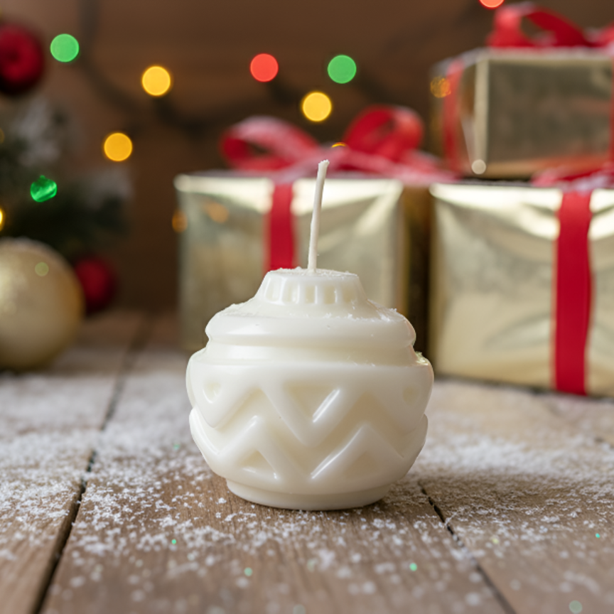 Christmas Sphere Candle