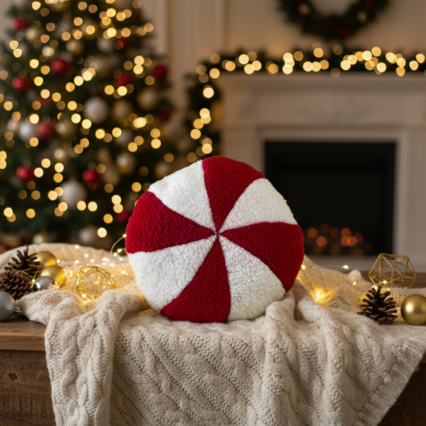 Cojín Caramelo Redondo