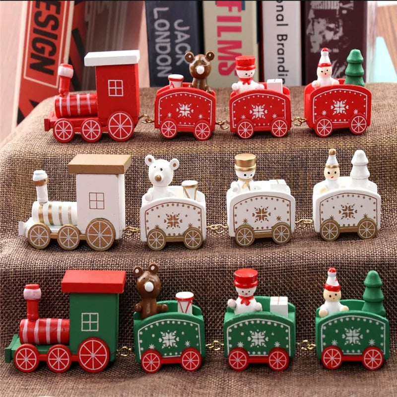 Christmas Wooden Train