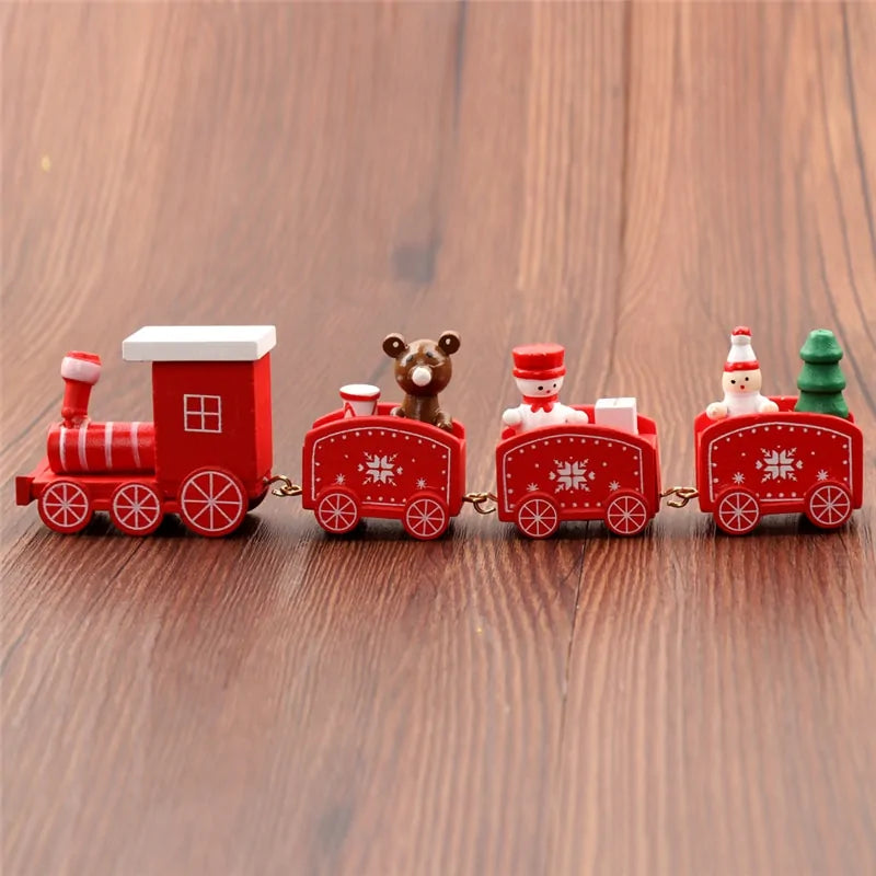 Christmas Wooden Train