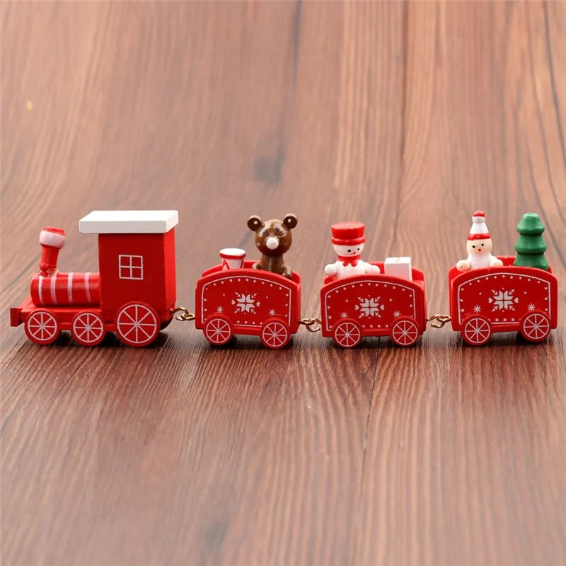 Christmas Wooden Train