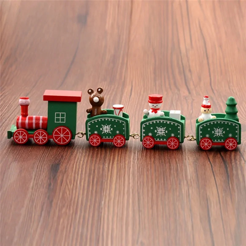 Christmas Wooden Train