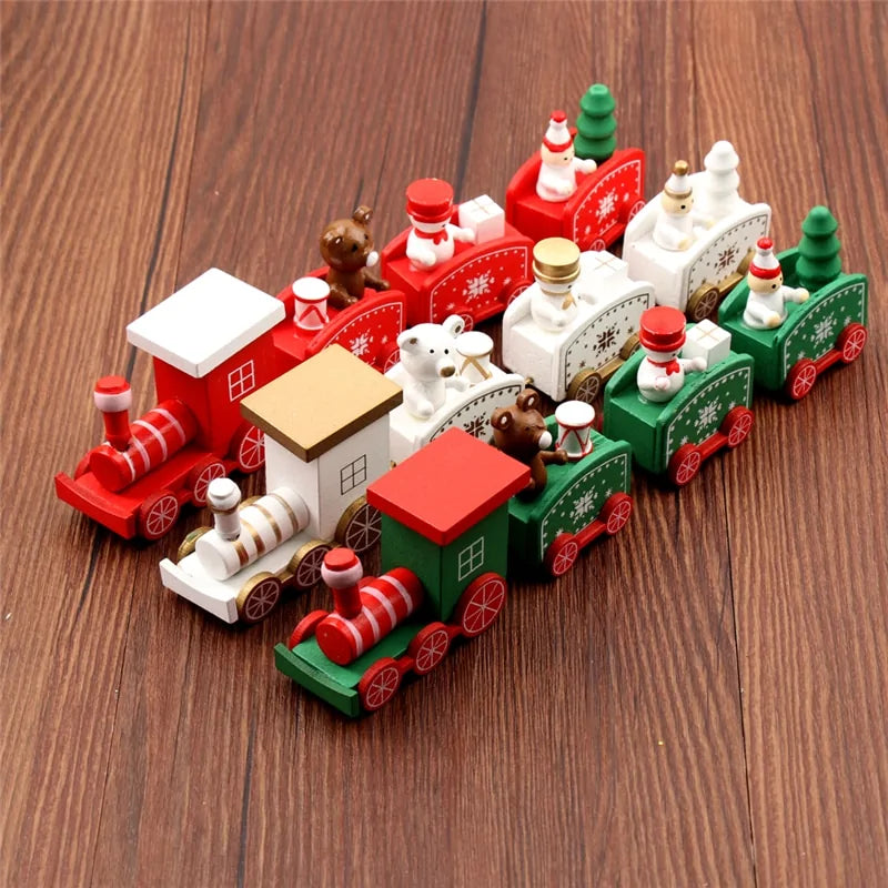 Christmas Wooden Train