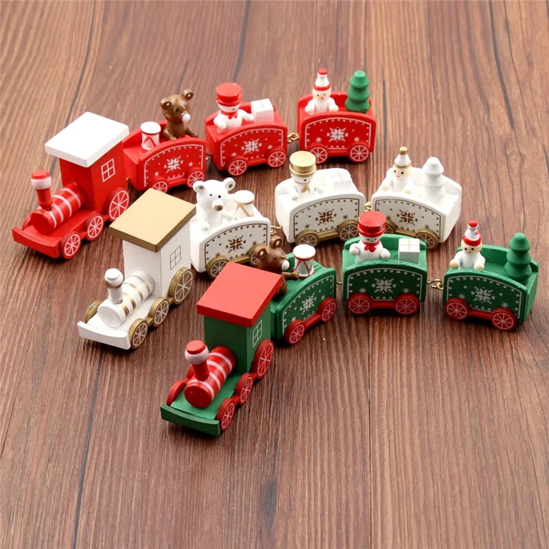 Christmas Wooden Train