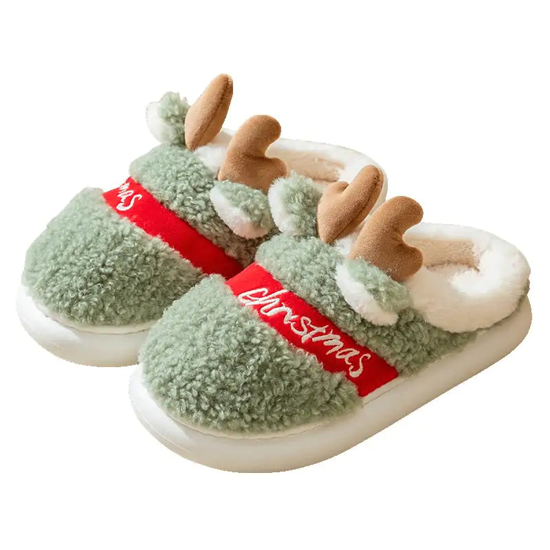 Christmas Reindeer Slippers