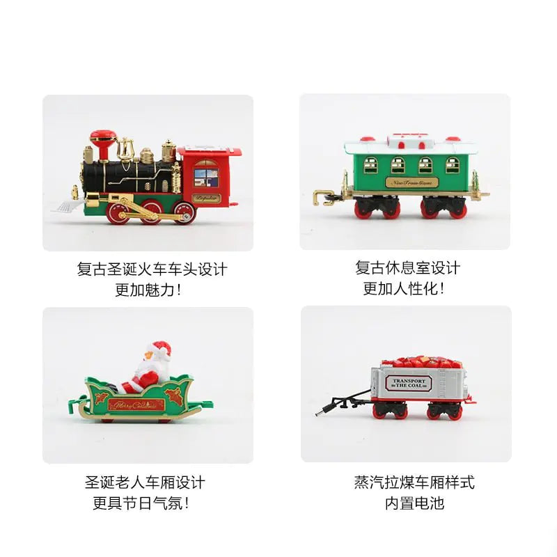 Electric Christmas Tree Train Set